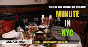 Last-Minute NYC Celebration Dinner Spots: Top Picks for Unforgettable Nights