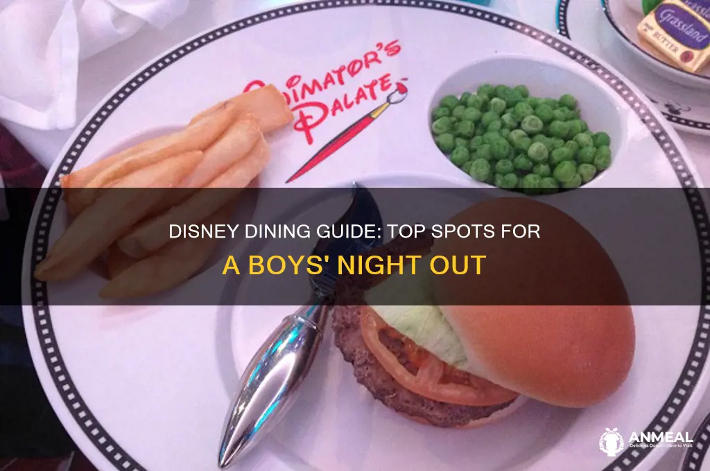 where to book dinner for boys disney