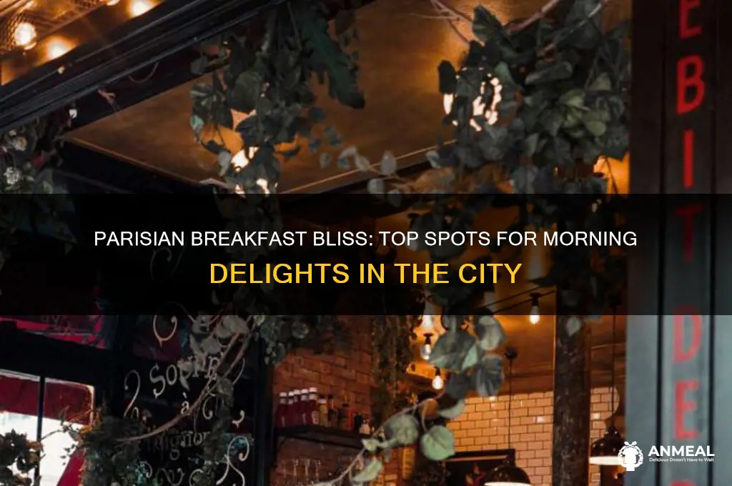 where to breakfast in paris