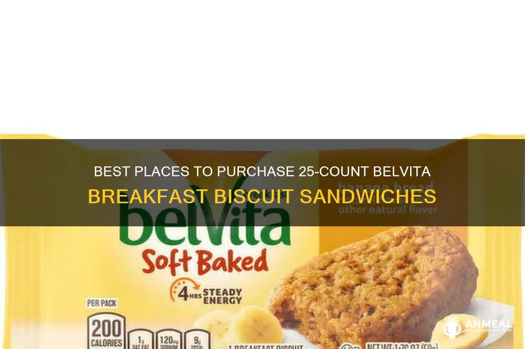 where to buy 25 count belvita breakfast biscuits sandwich