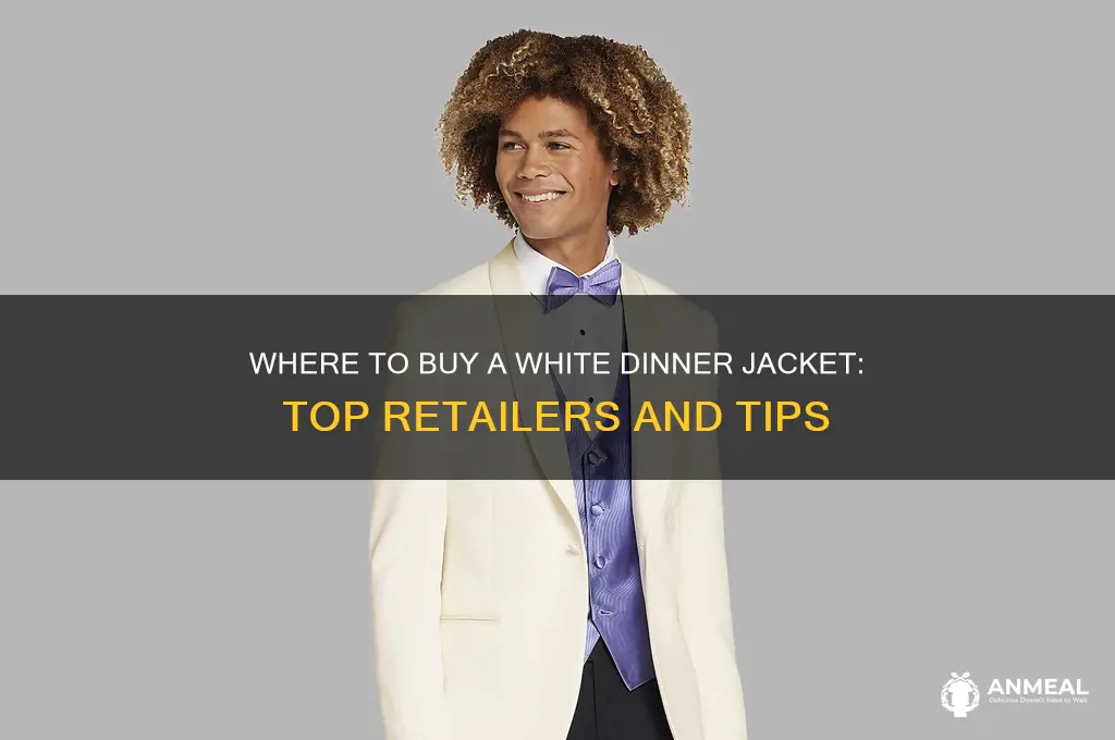 where to buy a white dinner jacket