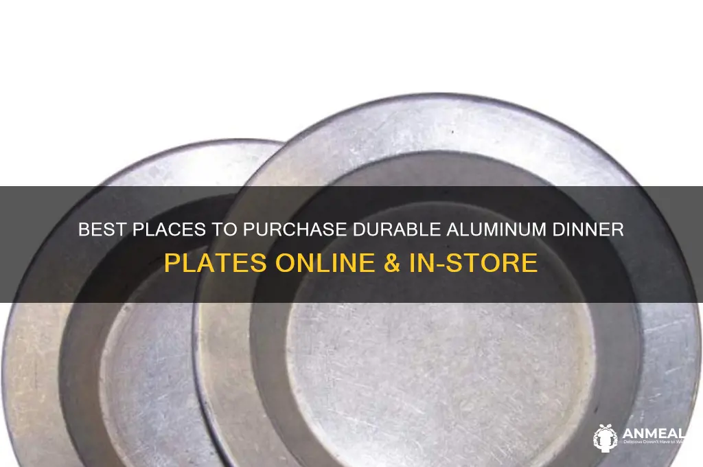 where to buy aluminum dinner plates