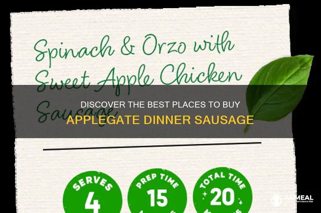 where to buy applegate dinner sausage