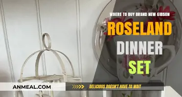 Where to Buy Brand New Gibson Roseland Dinner Set