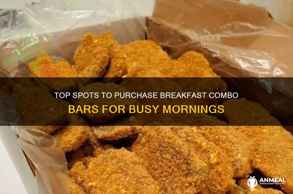 where to buy breakfast combo bars