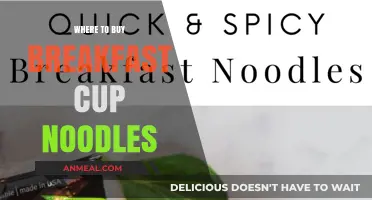 Best Places to Buy Breakfast Cup Noodles for Quick Mornings