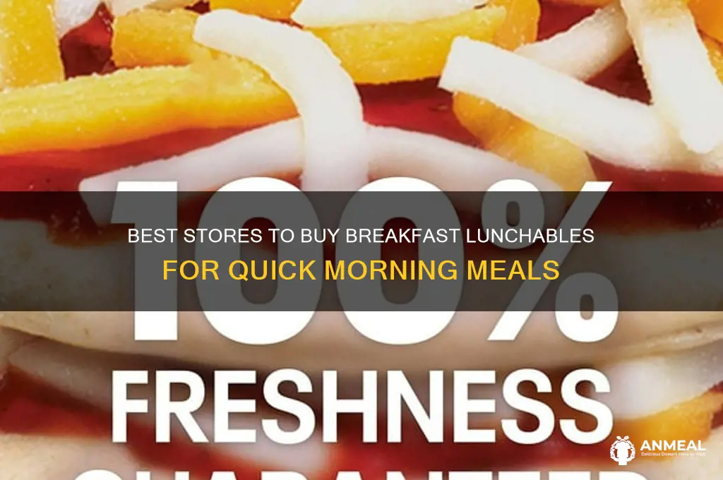 where to buy breakfast lunchables