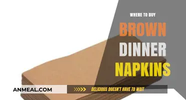 Elegant Brown Dinner Napkins: Top Retailers and Online Stores to Shop