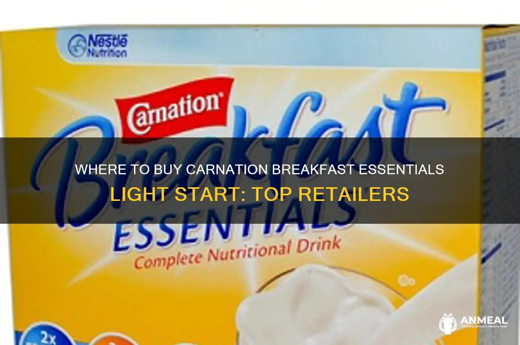 where to buy carnation breakfast essentials light start