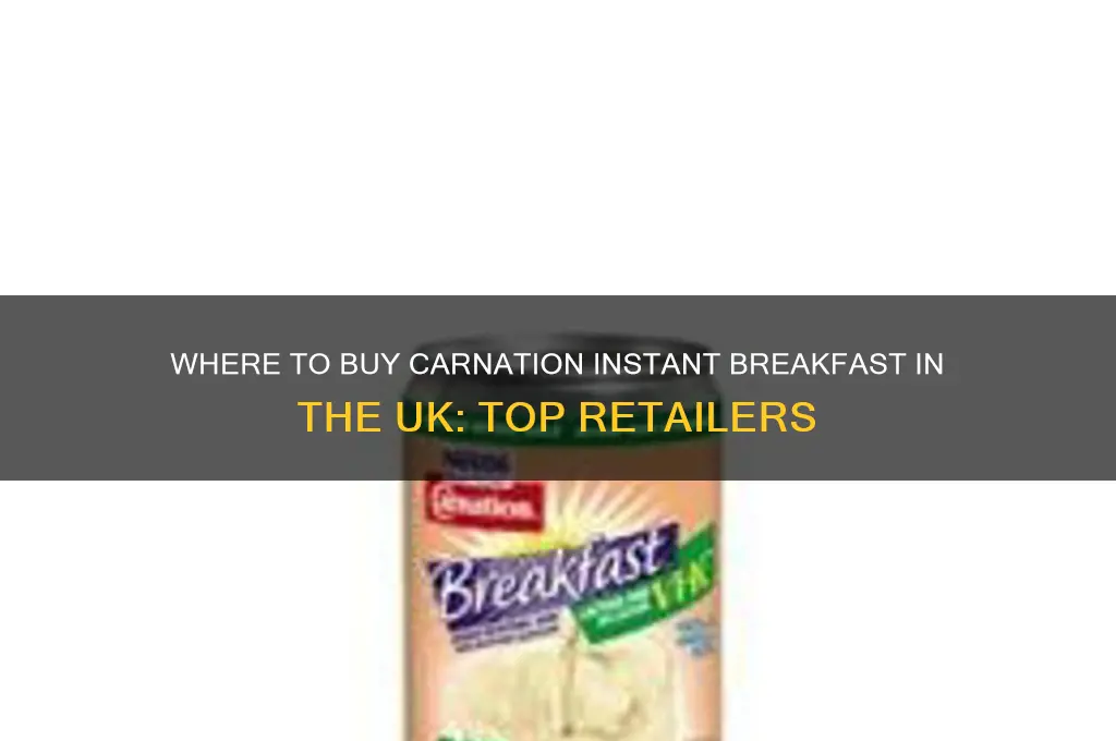 where to buy carnation instant breakfast in uk