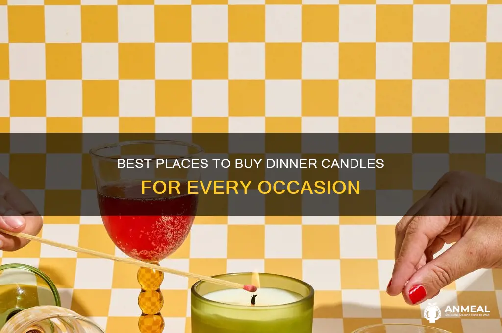 where to buy dinner candles