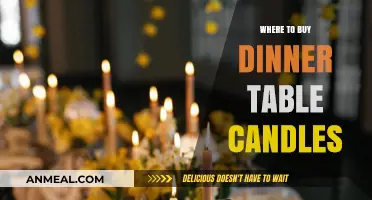 Elegant Ambiance: Top Places to Buy Dinner Table Candles