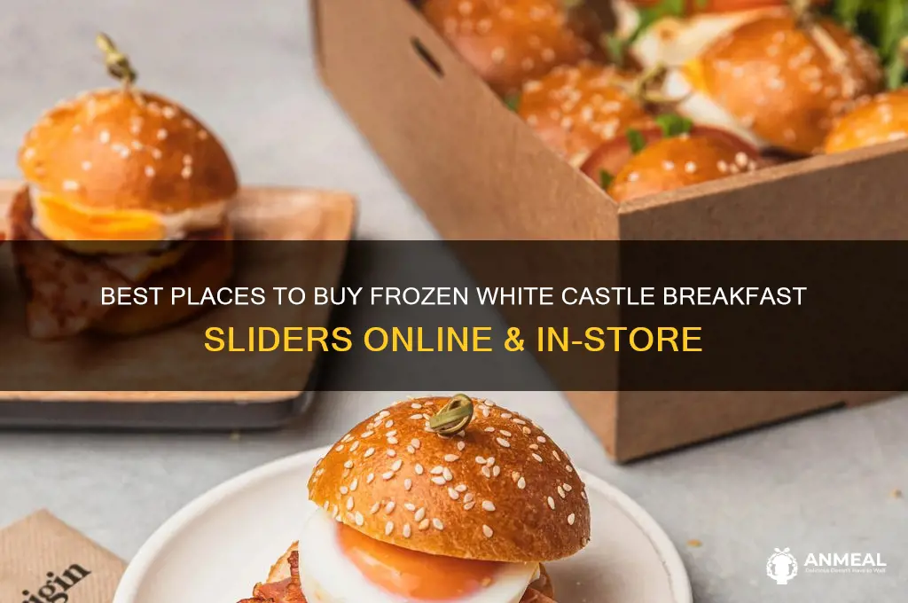 where to buy frozen white castle breakfast sliders