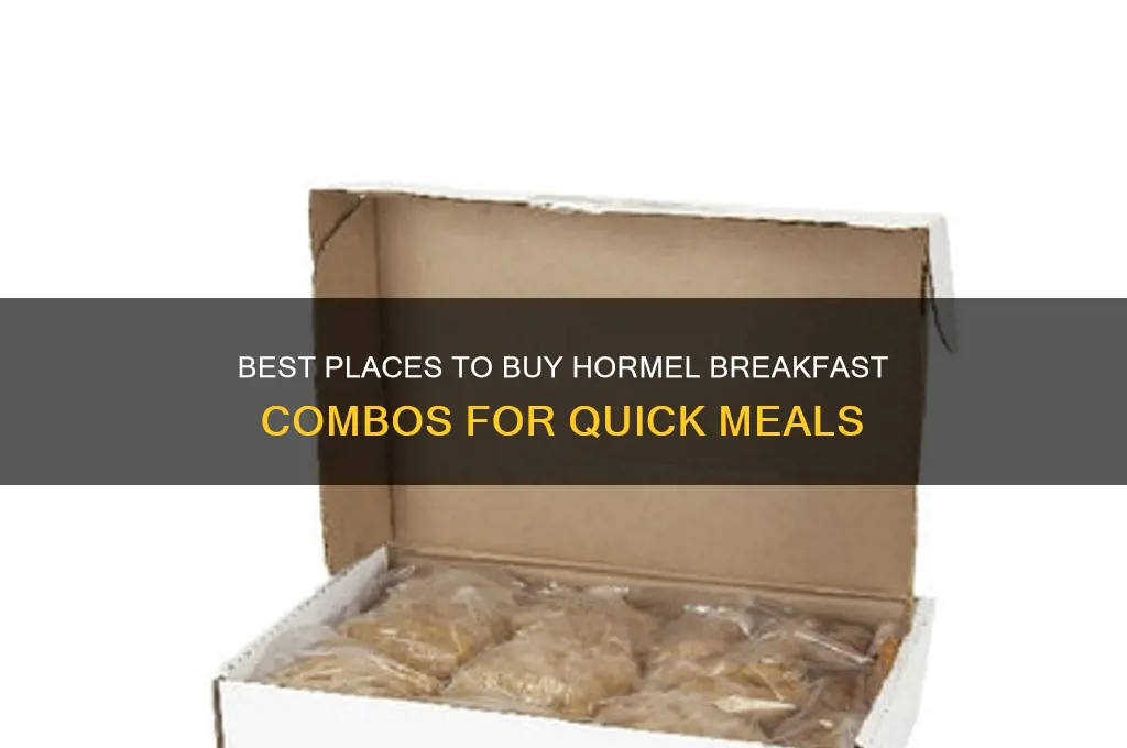 where to buy hormel breakfast combos