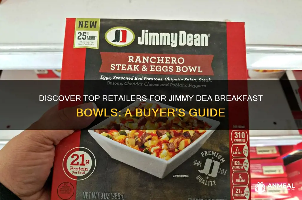 where to buy jimmy dea breakfast bowls