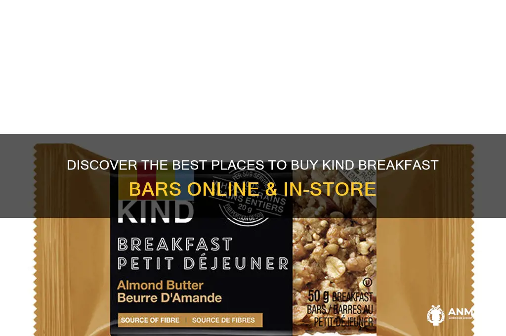 where to buy kind breakfast bars