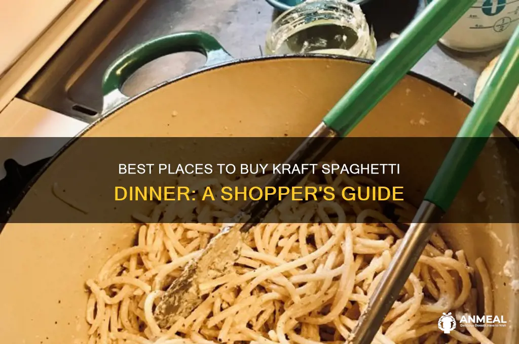 where to buy kraft spaghetti dinner