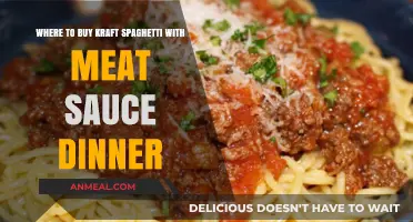 Best Places to Buy Kraft Spaghetti with Meat Sauce Dinner