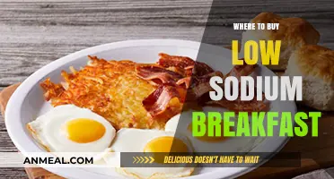 Healthy Breakfast Options: Where to Find Low Sodium Morning Meals