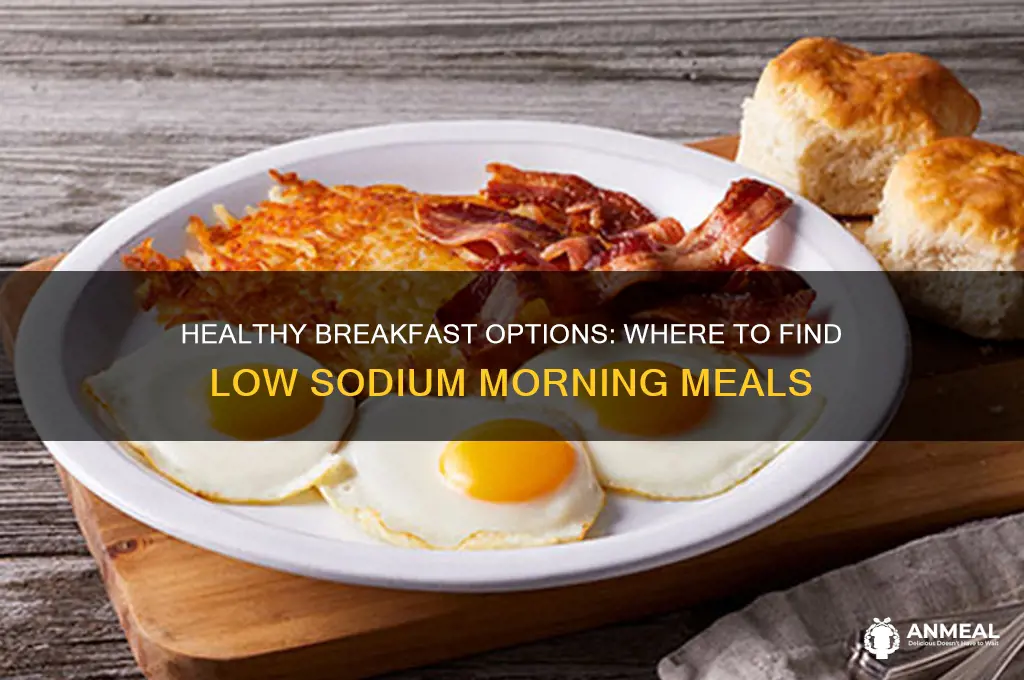 where to buy low sodium breakfast
