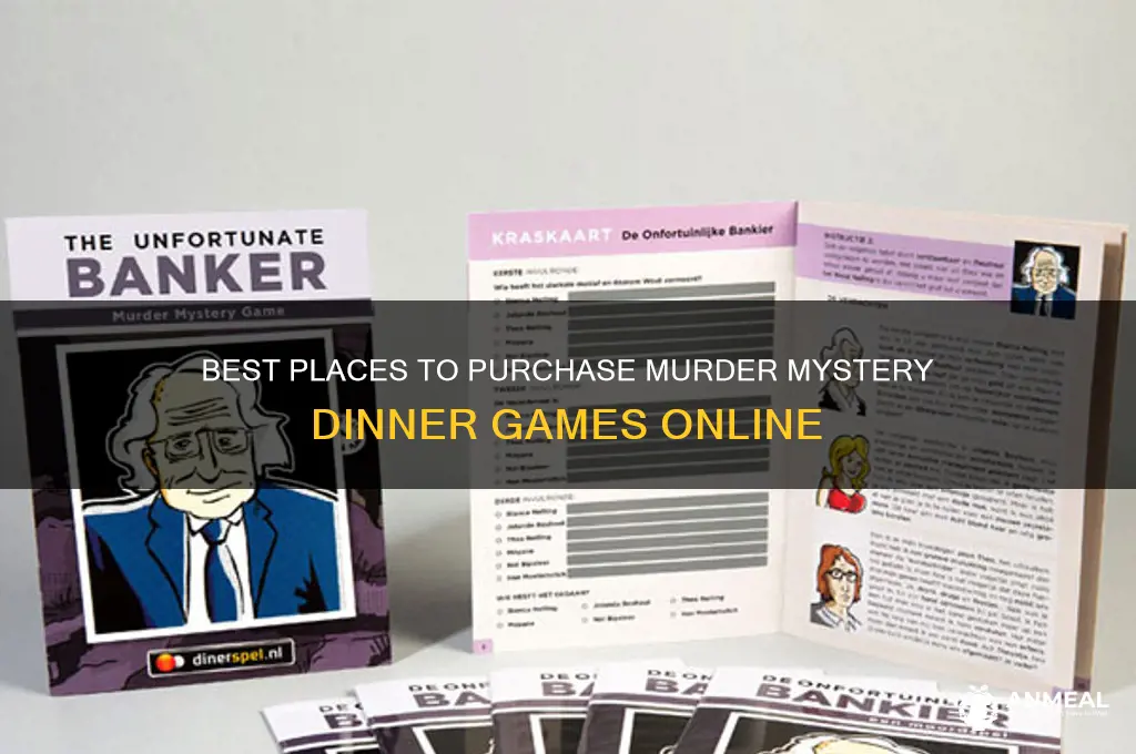 where to buy murder mystery dinner games