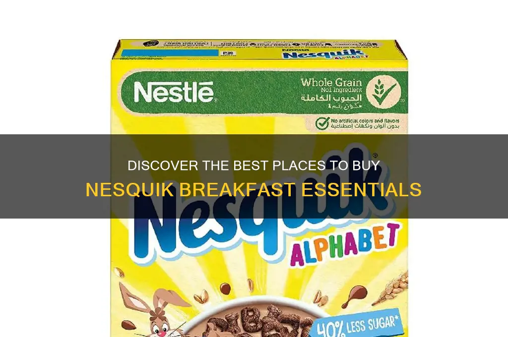 where to buy nesquik breakfast