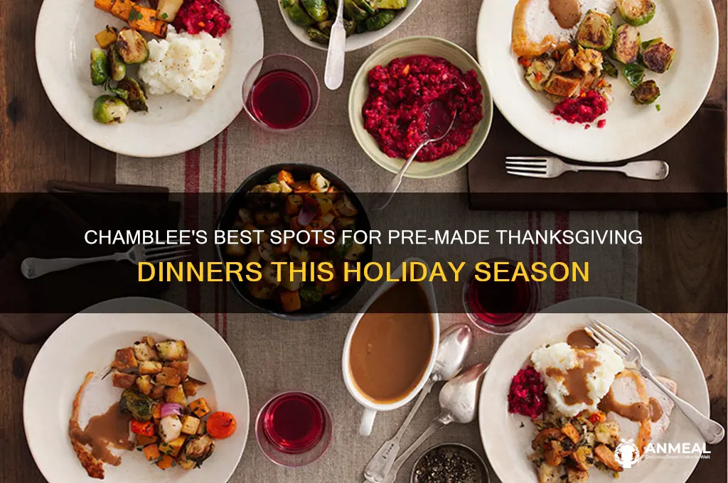 where to buy prepared thanskgiving dinner in chamblee ga