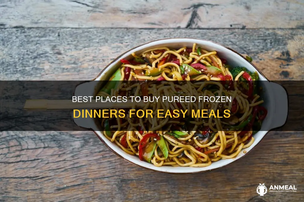 where to buy pureed frozen dinner