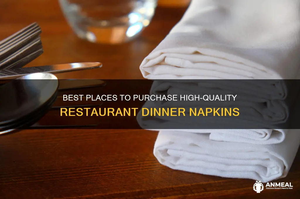 where to buy restaurant dinner napkins