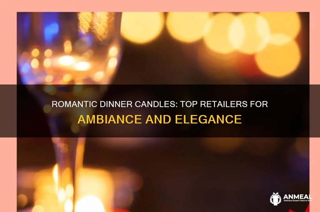 where to buy romantic dinner candles
