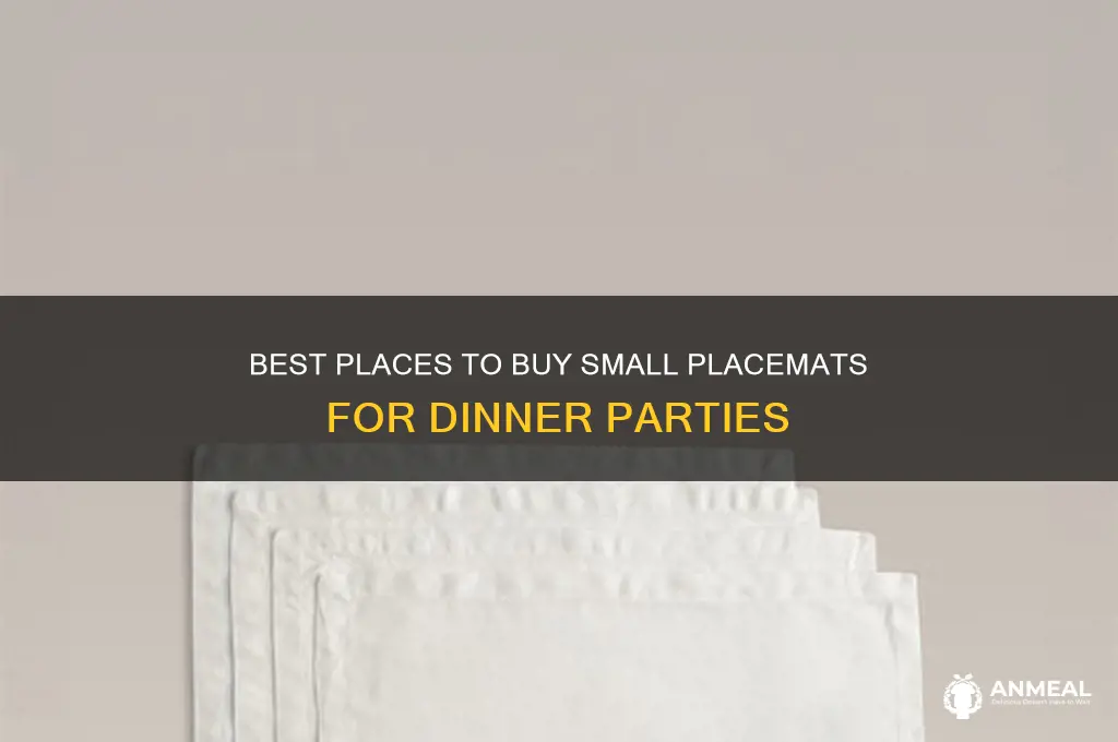 where to buy small placemats for dinner