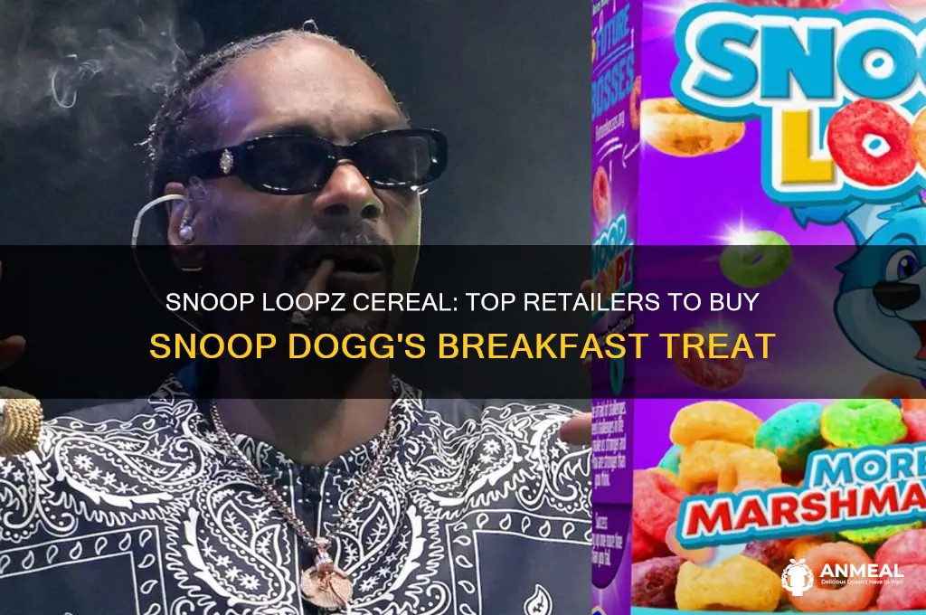where to buy snoop doggs breakfast cereal snoop loopz
