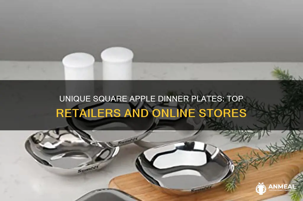 where to buy square apple dinner plates