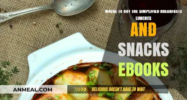 Simplified Breakfasts, Lunches, and Snacks Ebooks: Top Purchase Locations