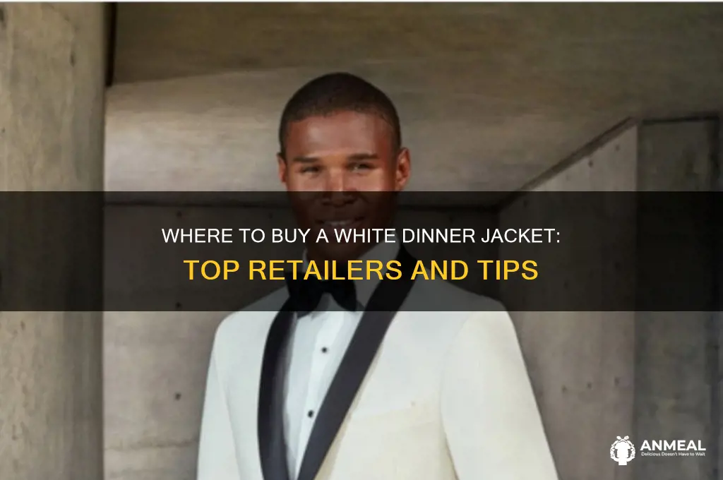 where to buy white dinner jacket