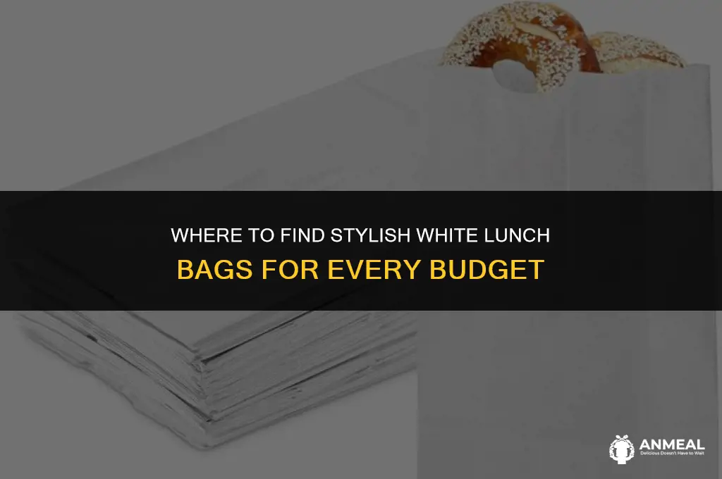 where to buy white lunch bags