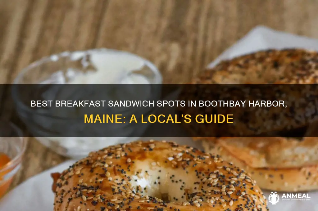 where to by breakfast sandwiches boothbay harbor maine