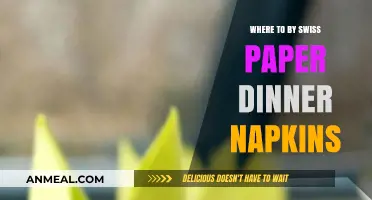 Where to Buy Swiss Paper Dinner Napkins: Top Retailers & Online Stores