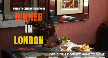 London's Top Birthday Dinner Spots: Celebrate in Style and Flavor