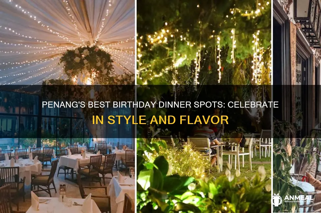 where to celebrate birthday dinner in penang