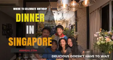 Top Birthday Dinner Spots in Singapore for a Memorable Celebration