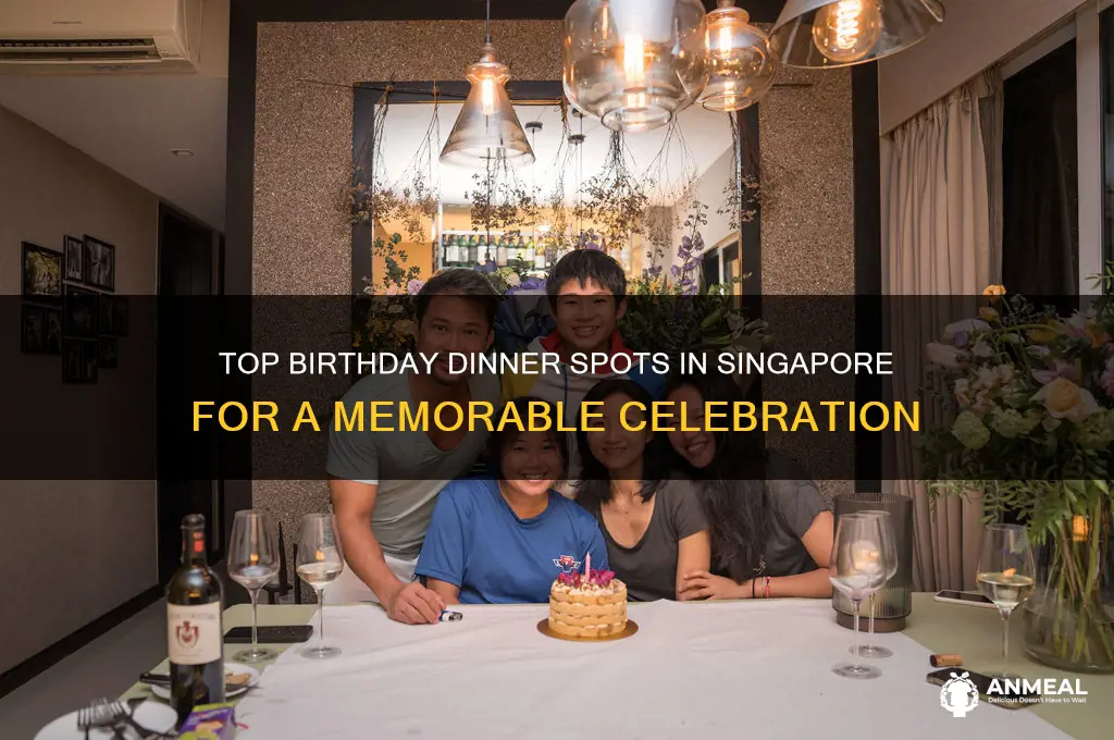 where to celebrate birthday dinner in singapore