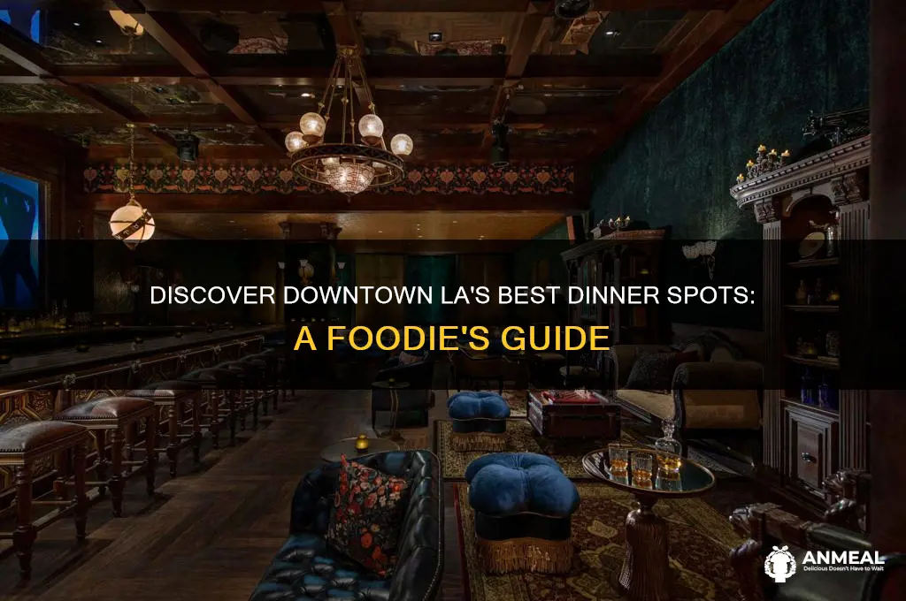 where to dinner in downtown la