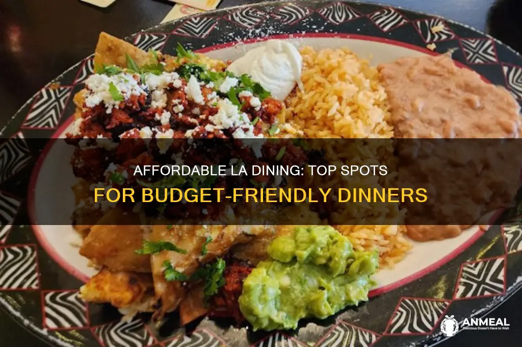 where to dinner in la cheap