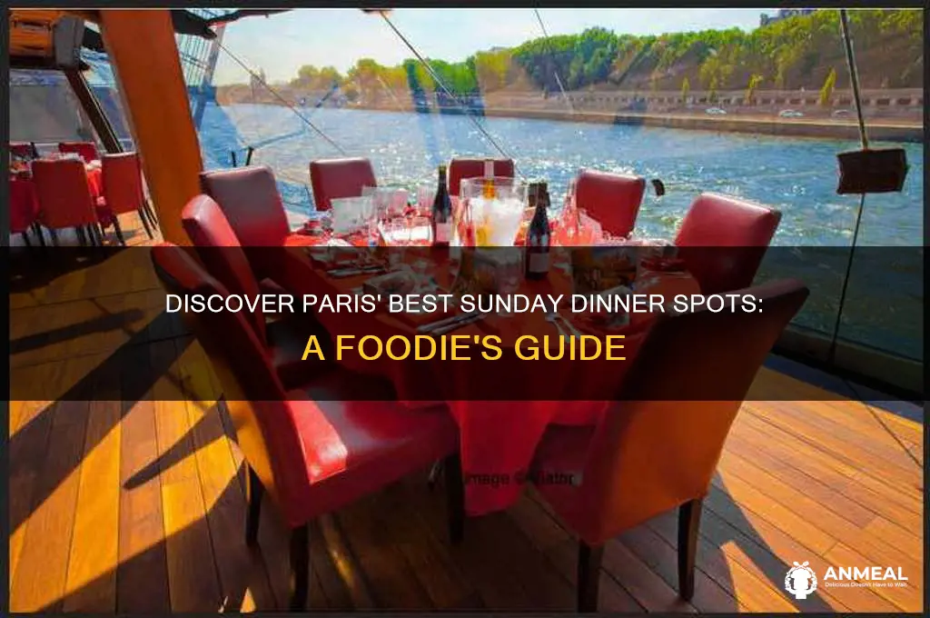 where to dinner in paris on sunday