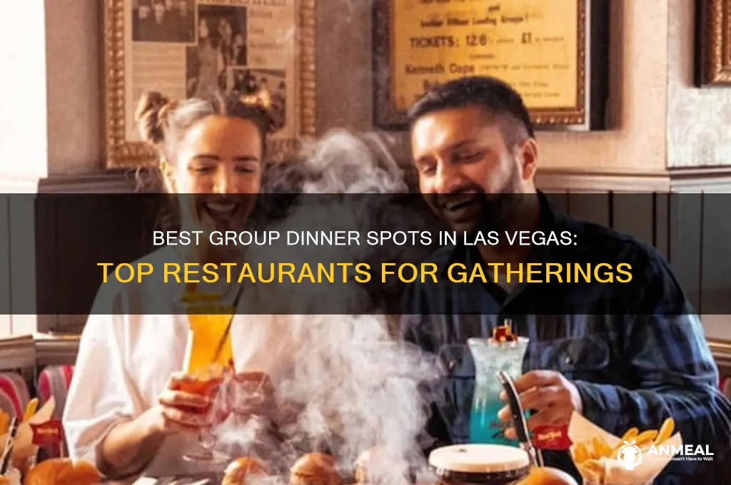 where to do a group dinner las vegas