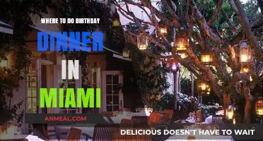Miami's Top Birthday Dinner Spots: Celebrate in Style and Flavor