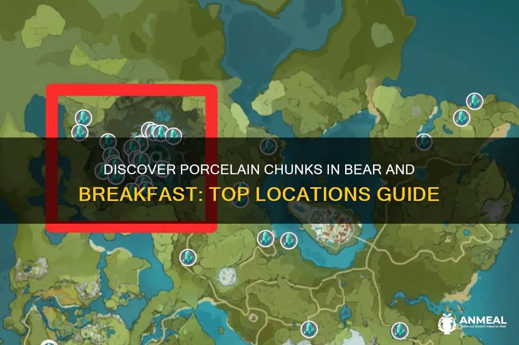 where to find porcelain chunks bear and breakfast