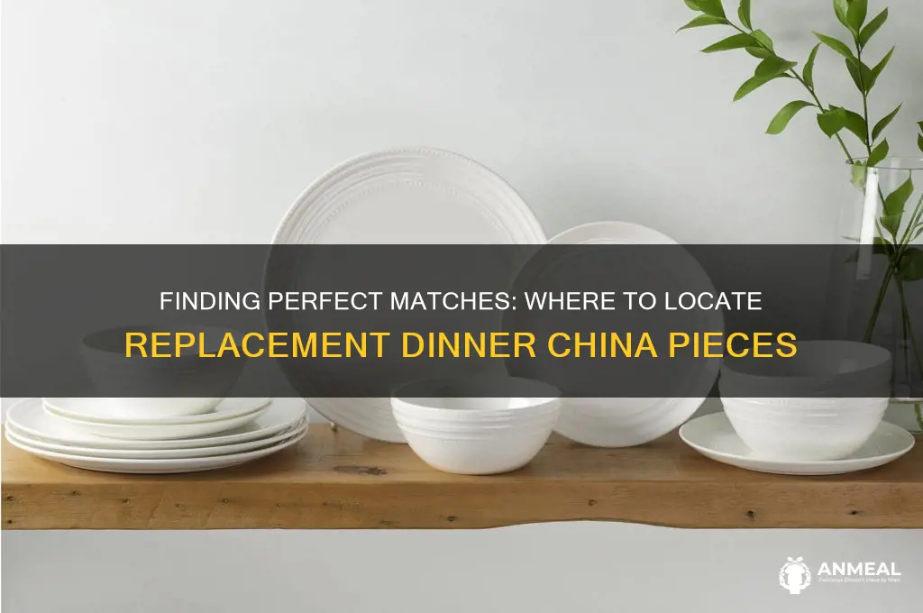 where to find replacement dinner china pieces