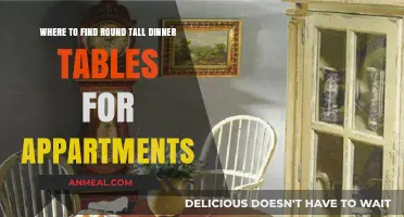 Compact Dining Solutions: Where to Find Round Tall Tables for Apartments